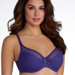 Chantelle Blue Aeria Contour 32DDDD Bra